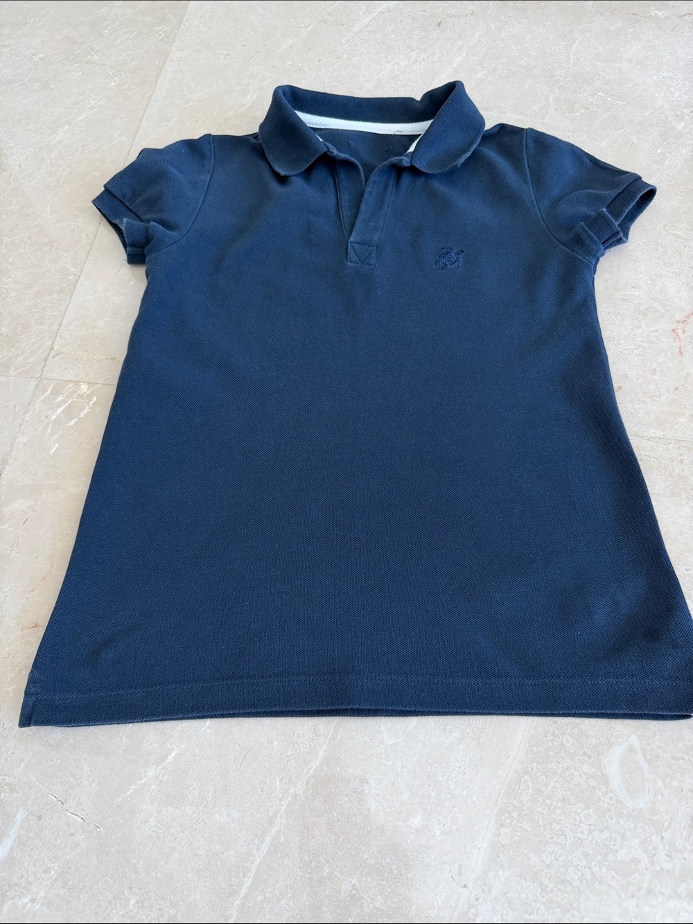 Vilebrequin navy blue polo 👕 boys girls swimwear Size XS-S - Picture 3 of 8